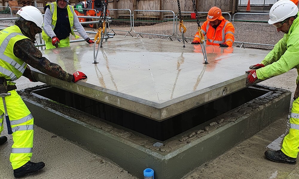 North Road Project - Workers on Site